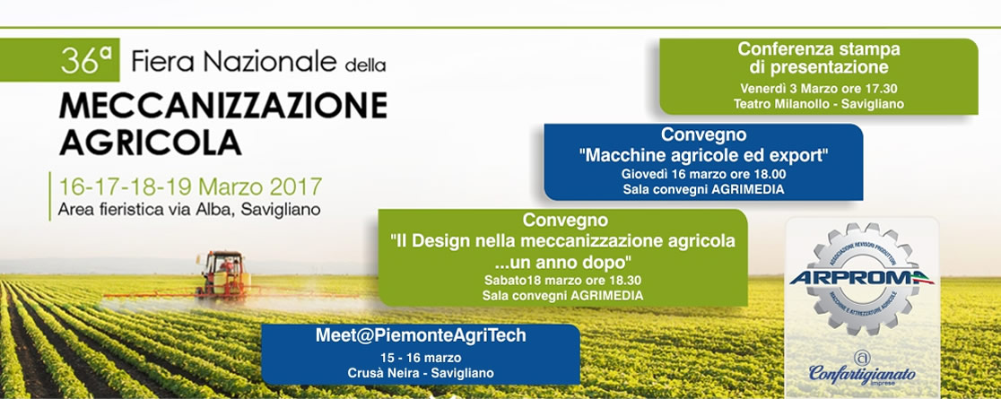 36 fiera nazionale della meccanizzazione agricola