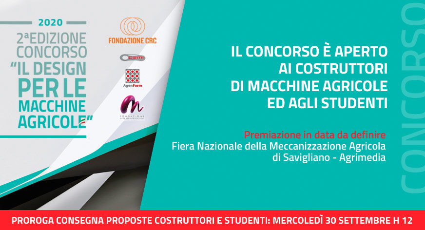 Concorso IL DESIGN PER LE MACCHINE AGRICOLE 2020