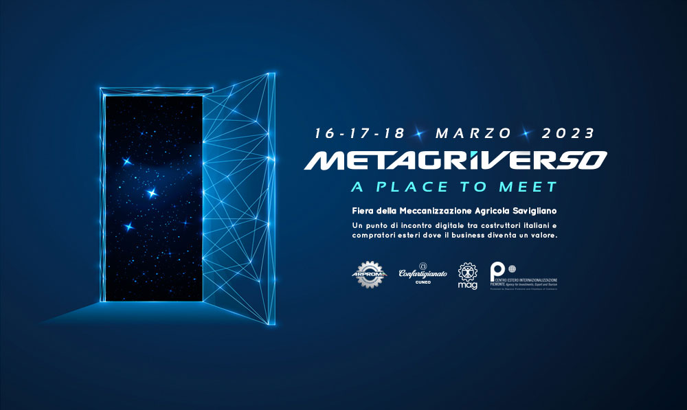METAGRIVERSO 2023 - Save the Date Metagriverso - Save the Date